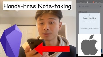 How to Record Notes into Obsidian Completely HANDS-FREE (iOS)