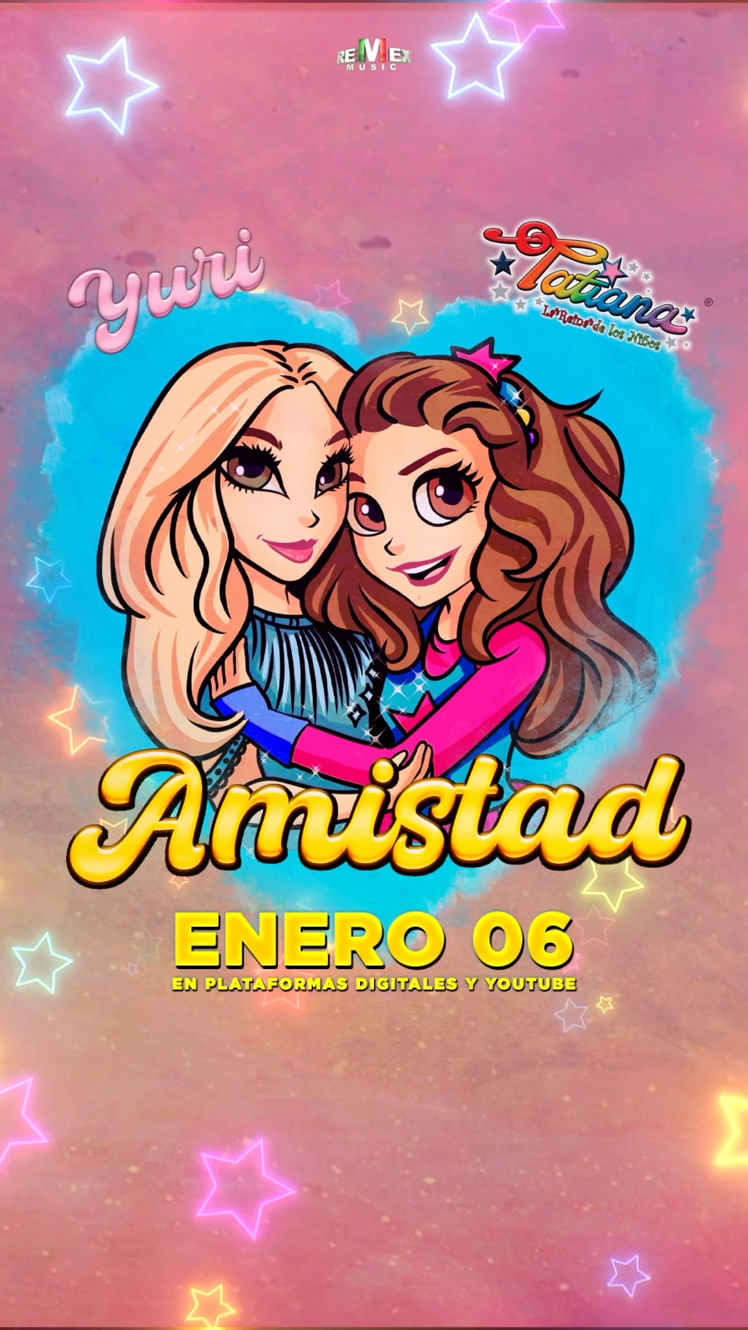 ⭐️ 6 DE ENERO ⭐️No te pierdas este próximo lunes, el lanzamiento de #Amistad de Tatiana y Yuri ??