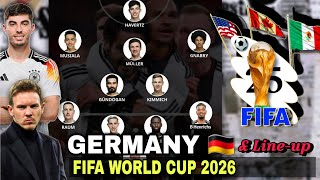 Download Lagu Germany's Ultimate 2026 World Cup Team: Predicted Starting XI Revealed! MP3
