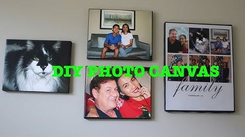 DIY PHOTO CANVAS | itsmechong