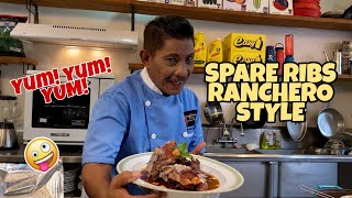 SPARE RIBS RANCHERO STYLE RECIPE | CHEF BOY LOGRO