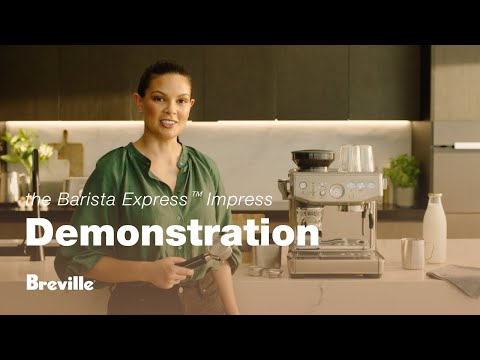 The Barista Express™ Impress | Third wave specialty coffee at your fingertips | Breville NZ