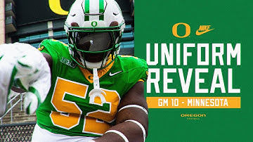 2025 Oregon Football Uniform Reveal | Minnesota