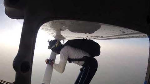 Static Sky Diving: Solo Jump, India