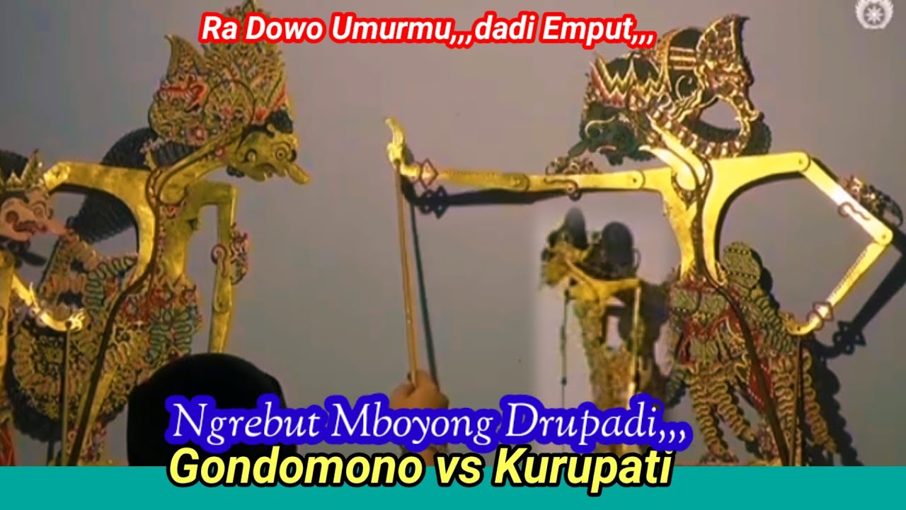 Sabetan Rame ⁉️🗡️ Gondomono vs Kurupati - Rebutan Mboyong Drupadi