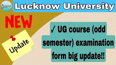 Lucknow University exam form 2023 | Lucknow University exam #lucknowuniversity