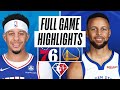 Golden State Warriors vs. Philadelphia 76ers Full Game Highlights | NBA Season 2021-22