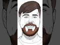 Drawing Mr Beast #mrfeast #geography #mrbeastlive #mrbeast #mr #beast #art #drawing #viral #shorts