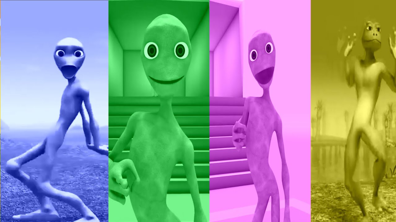 Alien Dance VS Funny Alien Dame Tu Cosita Dance Funny Alien Dance Song