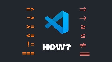 How to do this in VS Code?⏐VS Code Ligatures Tutorial