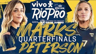 Caroline Marks vs Lakey Peterson | VIVO Rio Pro - Quarterfinals Heat Replay