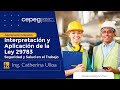 Seminario Interpretación de la Ley 29783 Seguridad y Salud y Trabajo | CEPEG| CEPEG