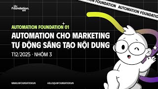 Case Study: Automation cho Marketing tự động sản xuất nội dung | Automation Foundation 01