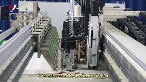 GetonAgain Automatic Nine Heads Bar Tacking Machine