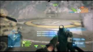 Epic Flying Noob RoadKill with chopper BF3