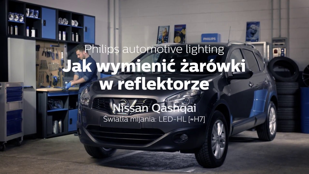Philips Seminarium - Jak Wymienić Żarówki W Twoim Samochodzie Nissan Qashqai Na Światła Led - Youtube