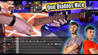 Que Diablos Hice - Eslabón Armado - Requinto y Acordes | Demo | Guitarra Con TABS