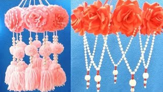 3 Diy Ideas. Wind Chime With Beautiful Paper Roses. Wall Hanging. Paper Craft. Декор Для Дома