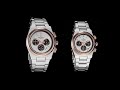Naviforce Ironcrest Chronograph Watch – Silver &amp; Rose Gold