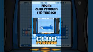 Thin Ice | Club Penguin #shorts #thinice #puffles