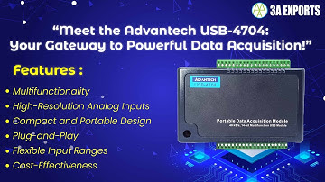 " Meet the Advantech USB-4704: Your Gateway to Powerful Data Acquisition!"