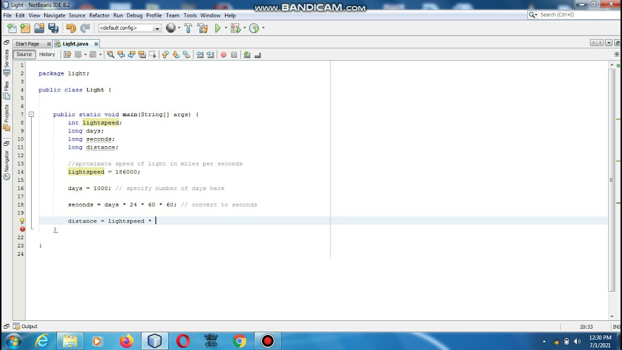 Java the complete Reference Ninth Edition (Chapter 3) Example (1) long ...