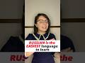 Why it&rsquo;s easy to learn Russian #russianlanguage #learnrussian #learningrussian #studyrussian