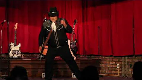 Carl Poe as Johnny Cash does Ragged Old Flag Elvis...