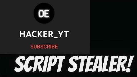 Youtuber Stealing Exploit Scripts