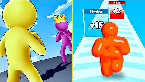 Giant Rush vs Tall Man Run 🔵🟢🔴 Walkthrough iOS Android Gameplay