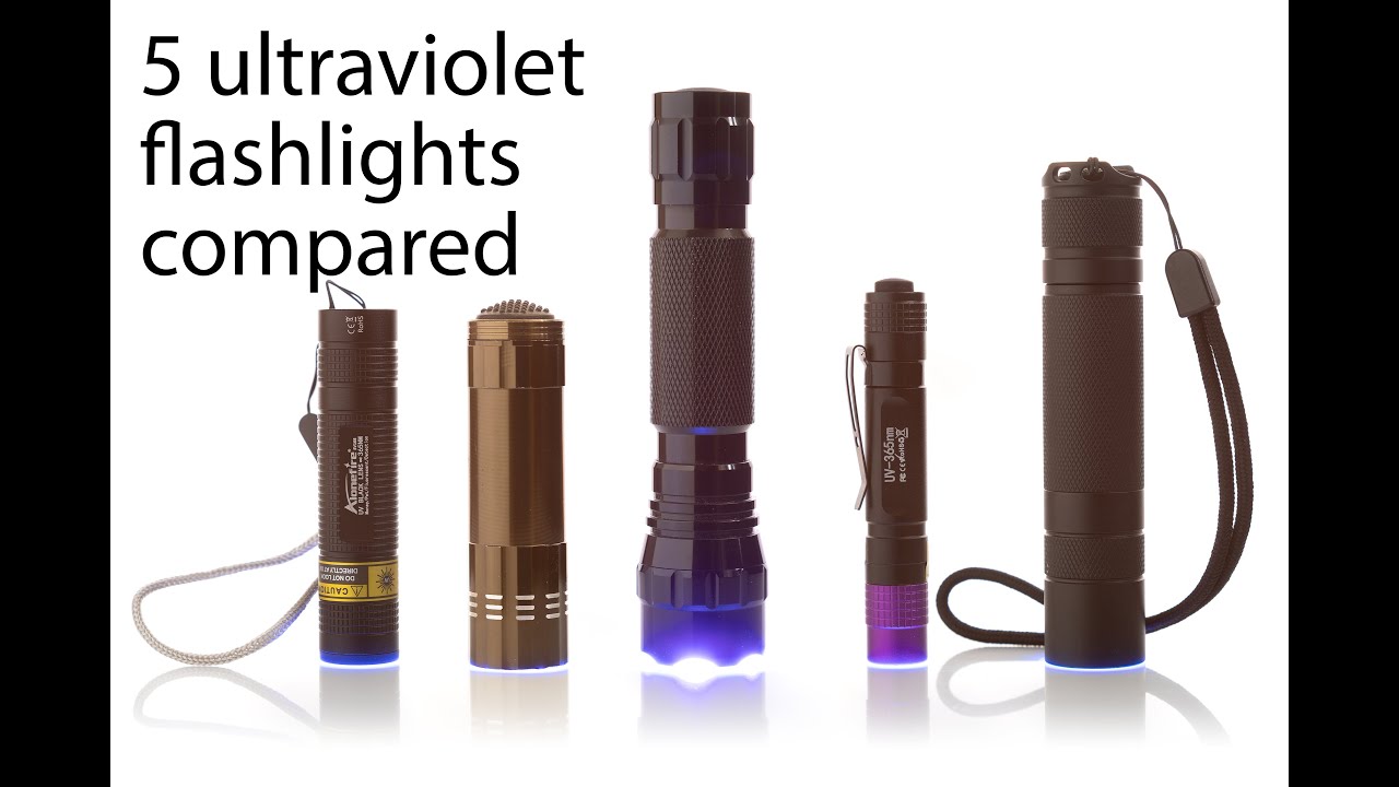 5 Ultraviolet Flashlights Compared
