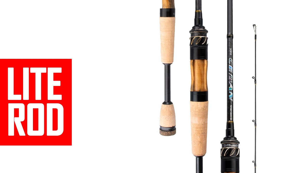 Great lite lure fishing rod. PureLure Cedan L review. Option for Perch,  Bass, Chub, Trout fishing 