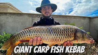 How to Cook Giant Carp Fish Kebab: Guide for First-Timers, and It's Absolutely Delicious!#fishkebab