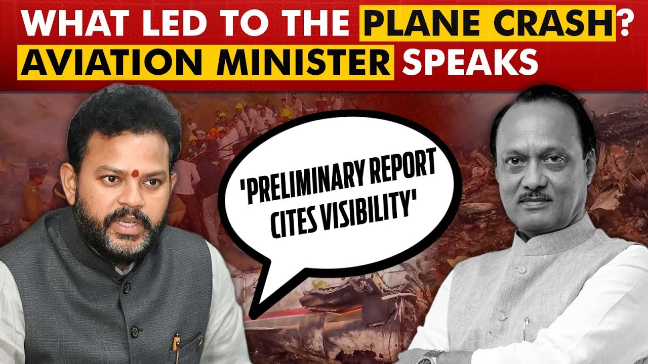 ‘Visibility seems to be issue’: Civil Aviation Minister Ram Mohan Naidu on Ajit Pawar’s plane crash