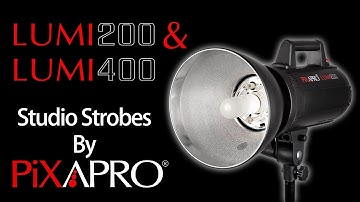 Pixapro LUMI 200 and 400 Studio Strobes