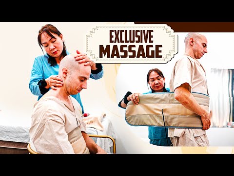 Neck Treatment and Lower Back | ASMR Chinese Exclusive Massage