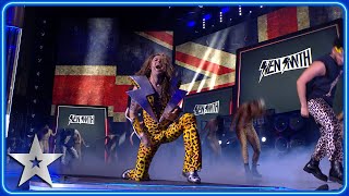 sven smith rocks out with air guitar to one direction and