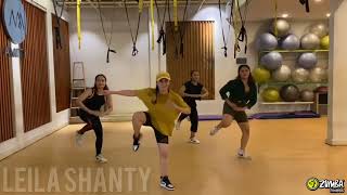 Song ' Give me everything tonight ' by Pitbull, Ne-Yo, Nayer | ZUMBA Fitness by ZIN Leila Shanty