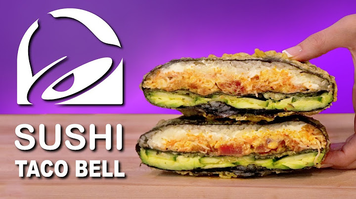 WE MAKE SUSHI 🍣 LOOK LIKE TACO BELL 🌮