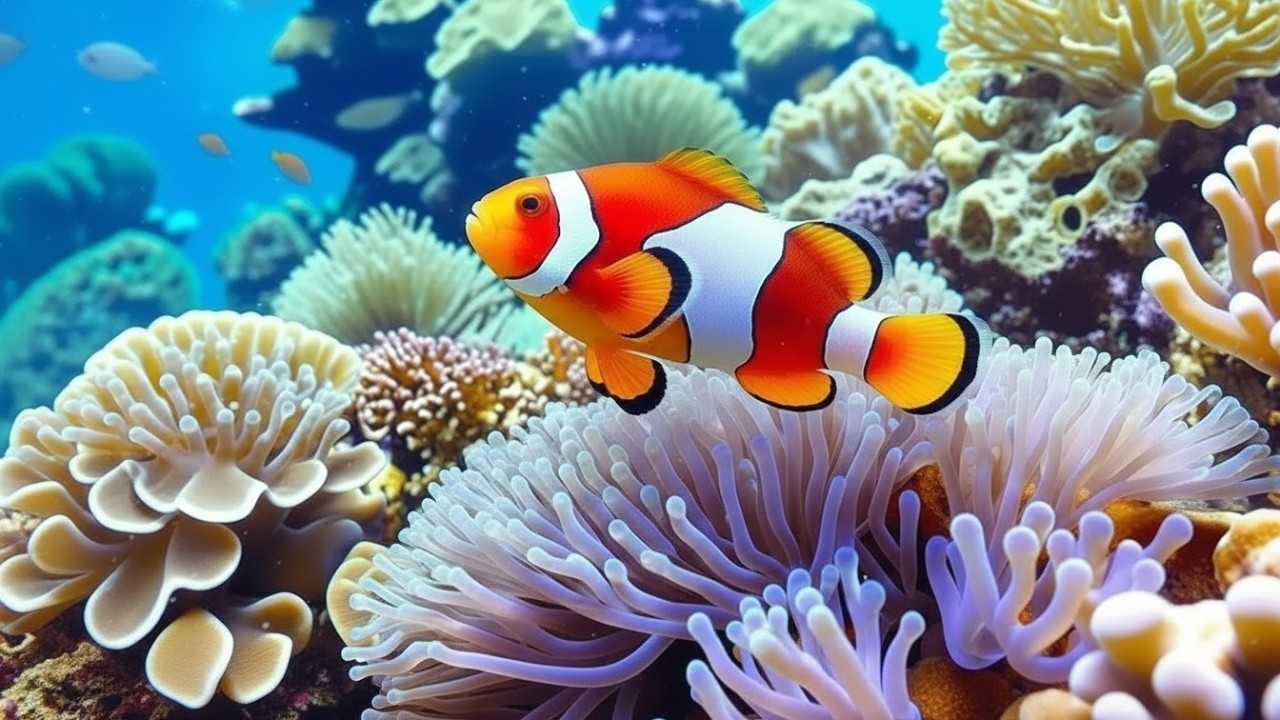 The Best 4K Aquarium - Dive Into The Mesmerizing Underwater Realm, Sea Jellyfish, Coral Reefs .
