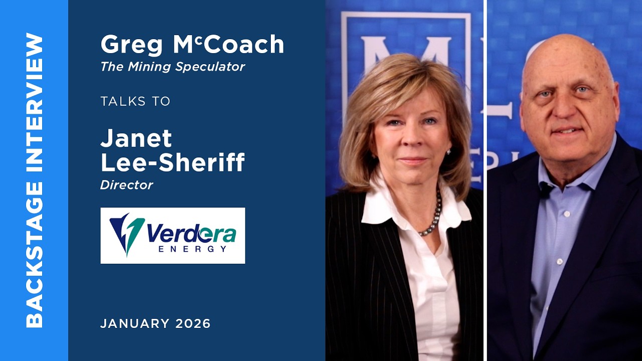 Janet Lee-Sheriff of Verdera Energy talks to Greg McCoach | Metals Investor Forum | January 2026