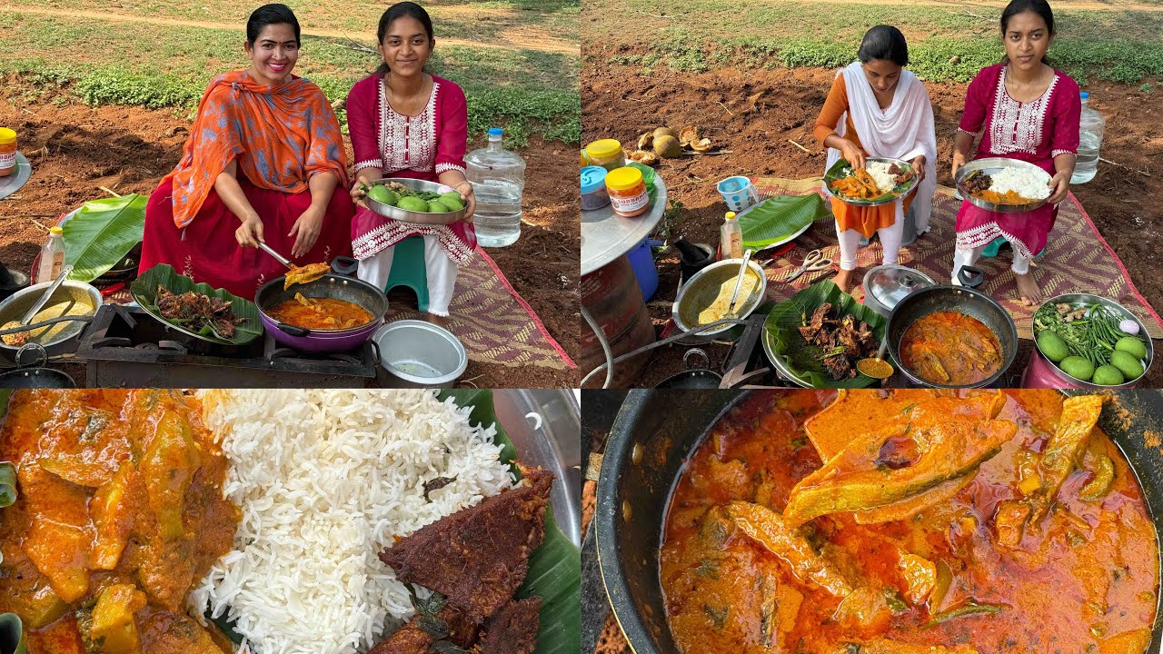 మామిడికాయ చేపల పులుసు & ఫిష్ ఫ్రై