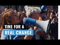 Time for a real change  transparency international