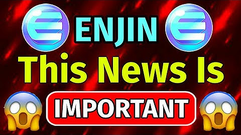 Enjin Coin Important News! || Enjin coin price prediction || Enjin ENJ news today