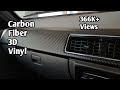 How To Install 3D Carbon Fiber Vinyl Wrap On Dashboard | Maruti 800 / Suzuki Mehran