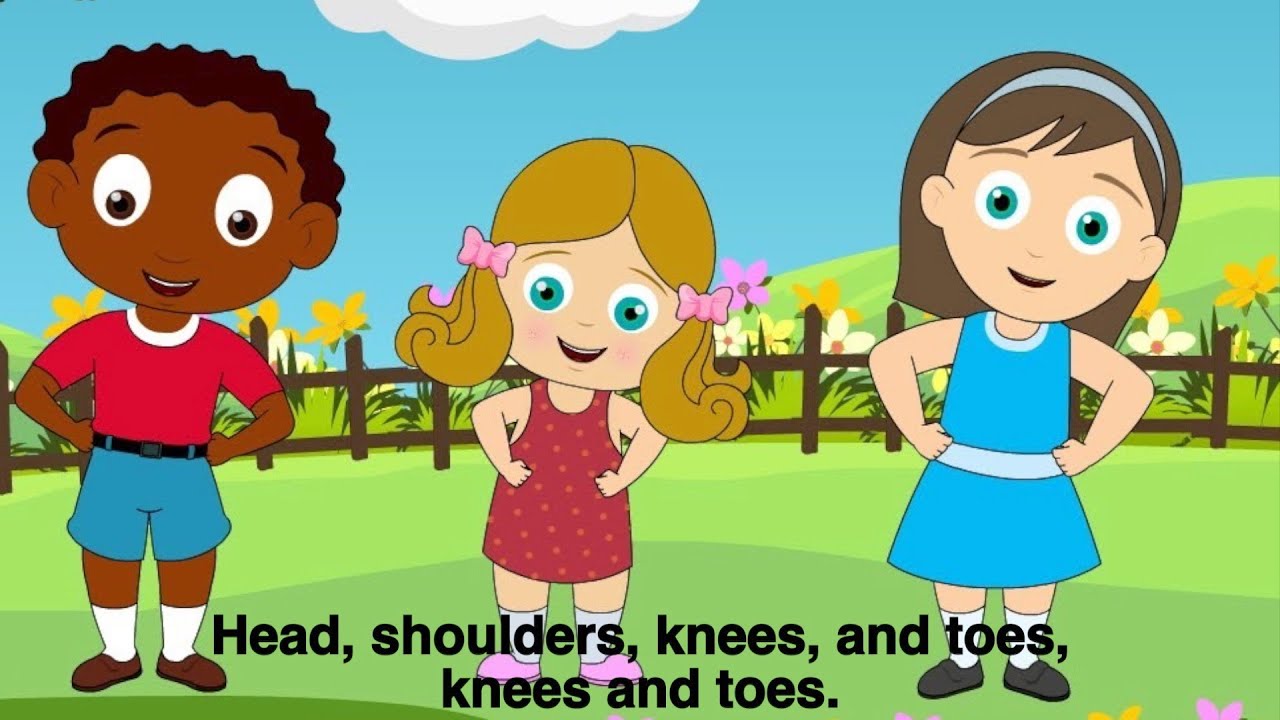 Head Shoulders Knees And Toes Knees And Toes Song Head Shoulders Knees & Toes 子供の歌 Karaoke Songs For Kids & More Nursery