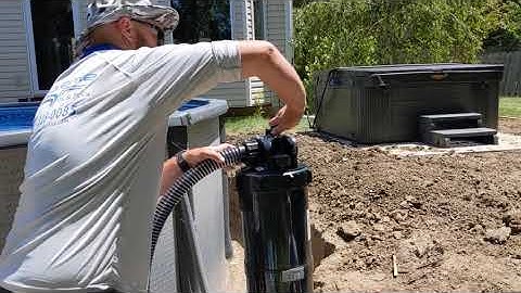 Power clean pool filter