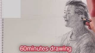 anatomical drawing 3 charcoal drawing 木炭デッサン - YouTube