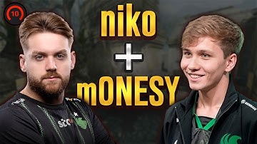 NIKO and M0NESY Grinding Top 100 FACEIT! niko POV with COMMs (Ancient)