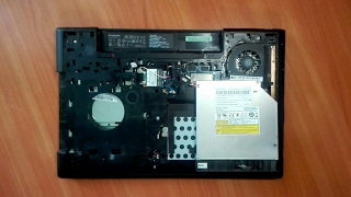 Как снять, поменять оптический привод (CD-ROM) на ноутбуке Lenovo G505